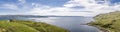 Aerial view of the bay called Camas nan Geall