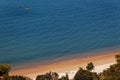 Aerial view of a beach, Abel Tasman National Park, New Zealand Royalty Free Stock Photo