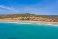 Aerial view of a beach at Anglesea in Australia Royalty Free Stock Photo