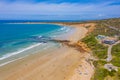 Aerial view of a beach at Anglesea in Australia Royalty Free Stock Photo