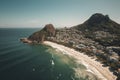 aerial view of beach in brazil south america.Generative AI