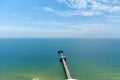 Aerial view of the beach at Gulf Shores, Alabama Royalty Free Stock Photo