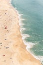 Aerial view of the beach of Nazare