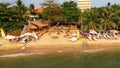 Aerial View Beach On Phu Quoc in Vietnam ,