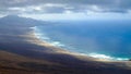 Beach Playa de Cofete on the Canary Island Fuerteventura, Spain.