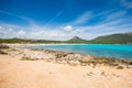 Beautiful beach in Cala Agulla Mallorca.