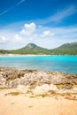 Beautiful beach in Cala Agulla Mallorca.