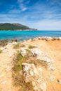 Beautiful beach in Cala Agulla Mallorca.