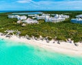 Aerial view of the beaches at Cuban northern keys