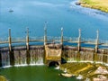 Aerial view at the Beardy Waters, near Glen Innes, New South Wales, Australia