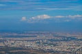 Aerial view at beautiful Antalya city, Turkey Royalty Free Stock Photo