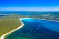 Turquoise lagoon bay on Sakarun beach on Dugi Otok island, Croatia Royalty Free Stock Photo