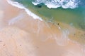 Aerial view beautiful beach at bintan island