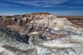 Aerial view of beautiful mountains in Painted Desert, Arizona, USA Royalty Free Stock Photo