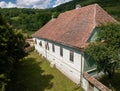 Typical saxon house, Transylvania, Romania Royalty Free Stock Photo