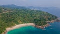 Aerial view of beautiful tropical coast in Phuket. Landscape. Thailand. Asia. Nature Royalty Free Stock Photo