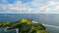 Aerial view of The beauty of Merese hill Lombok island when sunset, West Nusa Tenggara. Lombok, Indonesia, March 22, 2022 Royalty Free Stock Photo