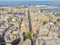 Aerial View of Beirut Lebanon, City of Beirut, Beirut city scape Royalty Free Stock Photo