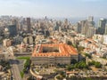 Aerial View of Beirut Lebanon, City of Beirut, Beirut cityscape; Grand Serail ,headquarters of the Prime Minister of Lebanon Royalty Free Stock Photo