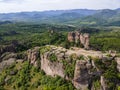 Aerial view of Belogradchik Rocks, Bulgaria Royalty Free Stock Photo