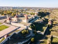 Aerial view of Bendery (Bender) town. Tighina Ottoman fortress. Unrecognised Transnistria (PMR). Moldova.