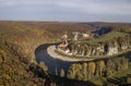 Aerial view of the Benedictine monastery Weltenburg Abbey