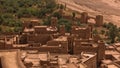 Aerial view of berber village of Ait Ben Haddou, UNESCO world heritage site in Morocco Royalty Free Stock Photo