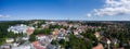 Aerial view Bergen auf Ruegen Germany town Mecklenburg