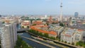 Aerial view of Berlin skyline, Germany Royalty Free Stock Photo