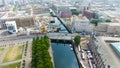 Aerial view of Berlin skyline, Germany Royalty Free Stock Photo