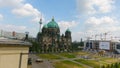 Aerial view of Berliner Dom and city skyline, Germany