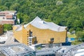 Aerial view on the Berliner Philharmonie, a concert hall