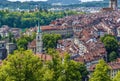 Aerial view of Bern  old town, Switzerland Royalty Free Stock Photo