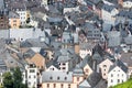 Aerial view of BernKastel-Kues in Germany Royalty Free Stock Photo