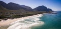 Aerial view of Betty& x27;s Bay in Western Cape province in South Africa Royalty Free Stock Photo