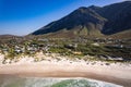 Aerial view of Betty& x27;s Bay in Western Cape province in South Africa Royalty Free Stock Photo