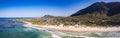 Aerial view of Betty& x27;s Bay in Western Cape province in South Africa Royalty Free Stock Photo