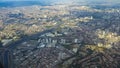 Aerial view of big city, Sao Paulo Brazil, South America Royalty Free Stock Photo