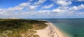 Aerial view of Bill Baggs Cape Florida State Park Royalty Free Stock Photo