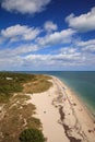 Aerial view of Bill Baggs Cape Florida State Park Royalty Free Stock Photo