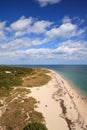 Aerial view of Bill Baggs Cape Florida State Park Royalty Free Stock Photo