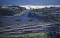 Aerial view of a bird protected area, California.