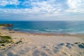 View of Birubi beach at Anna Bay, New South Wales.