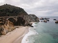 Bixby Creek Bridge, Big Sur, California Royalty Free Stock Photo