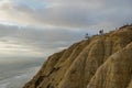 Aerial view of Black Beach, Torrey Pines. California. USA Royalty Free Stock Photo