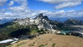 Aerial view of the Black Tusk in Garibaldi Provincial Park. BC, Canada. Royalty Free Stock Photo