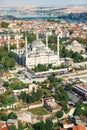 Aerial view of Blue Mosque Istanbul Turkey. Royalty Free Stock Photo