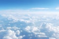 aerial view blue sky with clouds Royalty Free Stock Photo