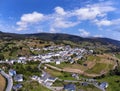 Aerial view of Boal in Asturias, Spain