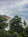 Aerial View of Bogota from Monserrate Hill Royalty Free Stock Photo